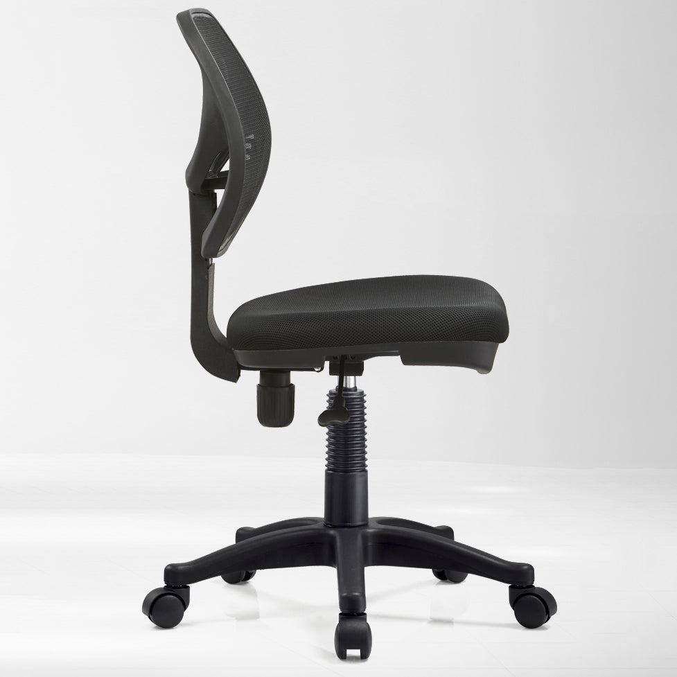 Silla sin altura de altura de asiento ajustable con ruedas de ruedas
