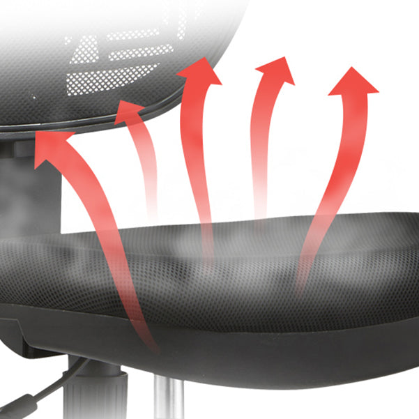 Silla sin altura de altura de asiento ajustable con ruedas de ruedas