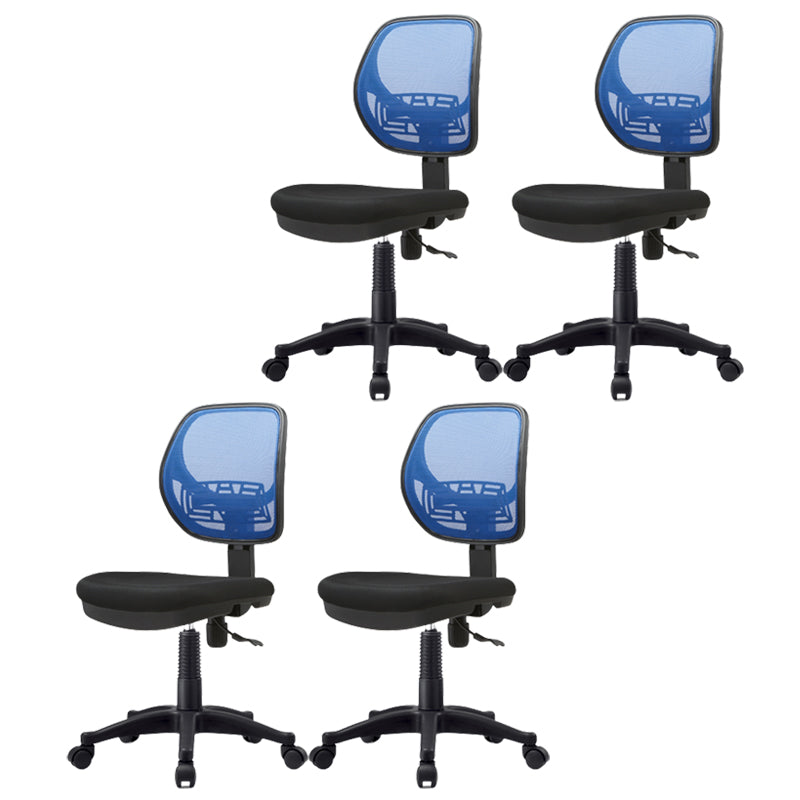 Silla sin altura de altura de asiento ajustable con ruedas de ruedas