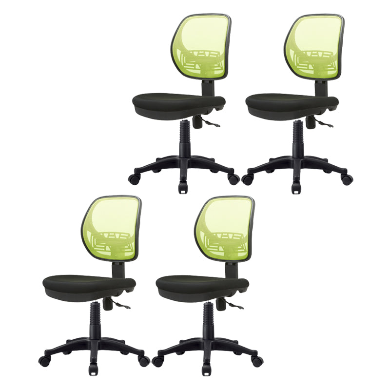 Silla sin altura de altura de asiento ajustable con ruedas de ruedas