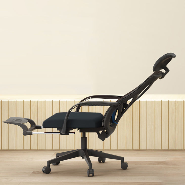 Silla de oficina ejecutiva de alto respaldo silla de escritorio moderna con giro