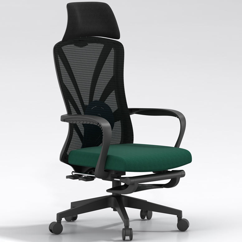 Silla de oficina ejecutiva de alto respaldo silla de escritorio moderna con giro