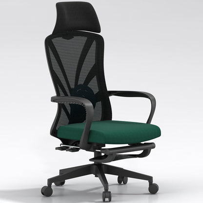 Silla de oficina ejecutiva de alto respaldo silla de escritorio moderna con giro