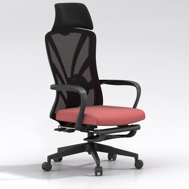 Silla de oficina ejecutiva de alto respaldo silla de escritorio moderna con giro