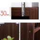 9.65"W Bookcase Contemporary Style Closed Back Brown Bookshelf for Home Office