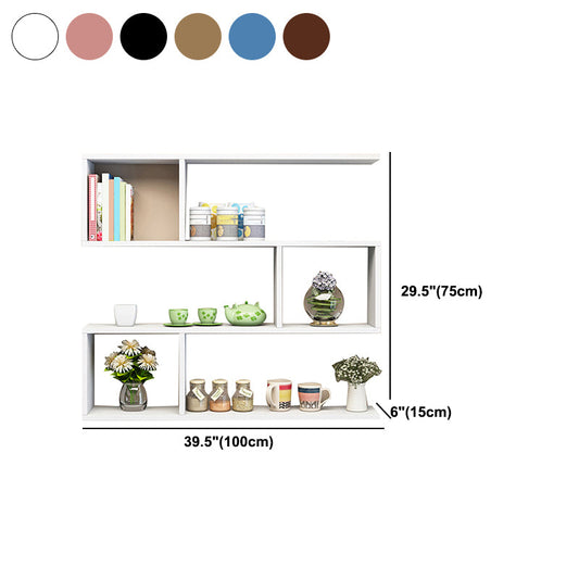 Bloemende plank BOEKAST GEGEVERENDE HOUT BOEK SPLOK VOOR STUDIEKAMER