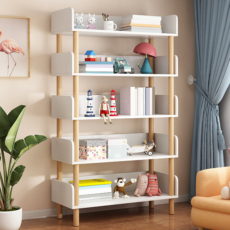 Modern & Contemporary Bookshelf Vertical Shelf Bookcase for Study Room