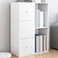 Modern & Contemporary Shelf Bookcase Closed Back Bookshelf for Office