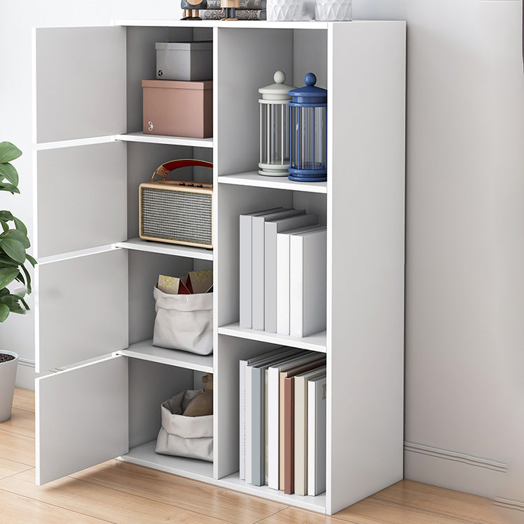 Modern & Contemporary Shelf Bookcase Closed Back Bookshelf for Office