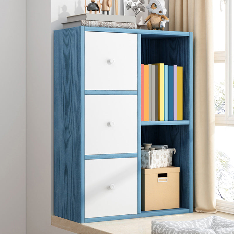 Modern & Contemporary Shelf Bookcase Closed Back Bookshelf for Office