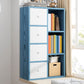 Modern & Contemporary Shelf Bookcase Closed Back Bookshelf for Office