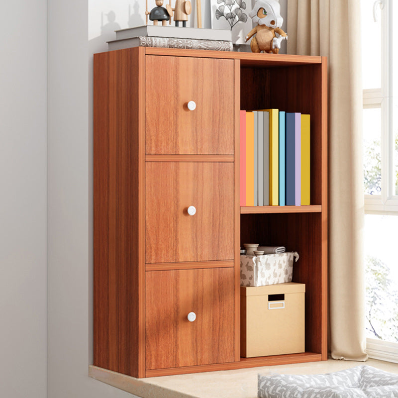 Modern & Contemporary Shelf Bookcase Closed Back Bookshelf for Office