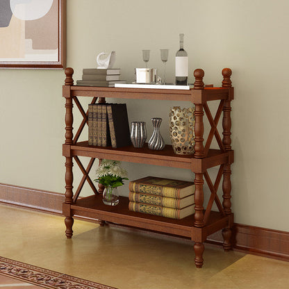 Rectangle Open Bookcase Modern Solid Wood Storage Bookshelf for Home Coffee Clearhalo 'Bookcases' 'furn' 'furn_bookcases' 'Furniture' 'Office Furniture' 5121063