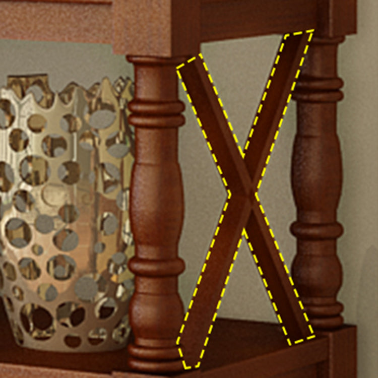 Rectangle Open Bookcase Modern Solid Wood Storage Bookshelf for Home Clearhalo 'Bookcases' 'furn' 'furn_bookcases' 'Furniture' 'Office Furniture' 5121067