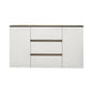 Sideboard in legno ingegnerizzato a 3 cassetto glam per soggiorno per soggiorno
