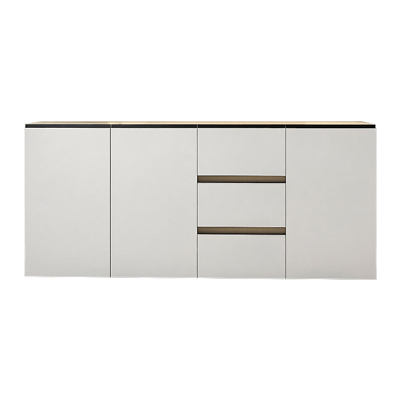 Sideboard in legno ingegnerizzato a 3 cassetto glam per soggiorno per soggiorno