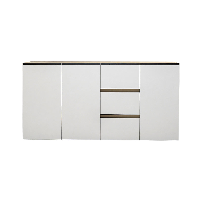 Sideboard in legno ingegnerizzato a 3 cassetto glam per soggiorno per soggiorno