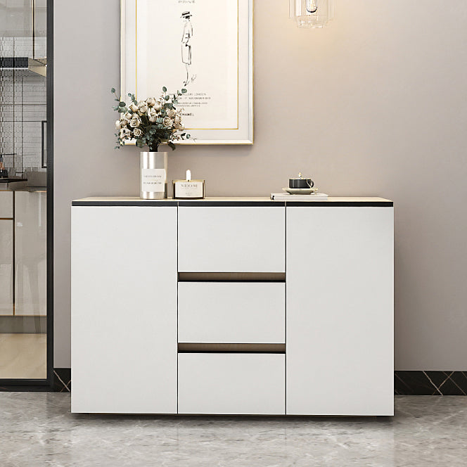 Sideboard in legno ingegnerizzato a 3 cassetto glam per soggiorno per soggiorno
