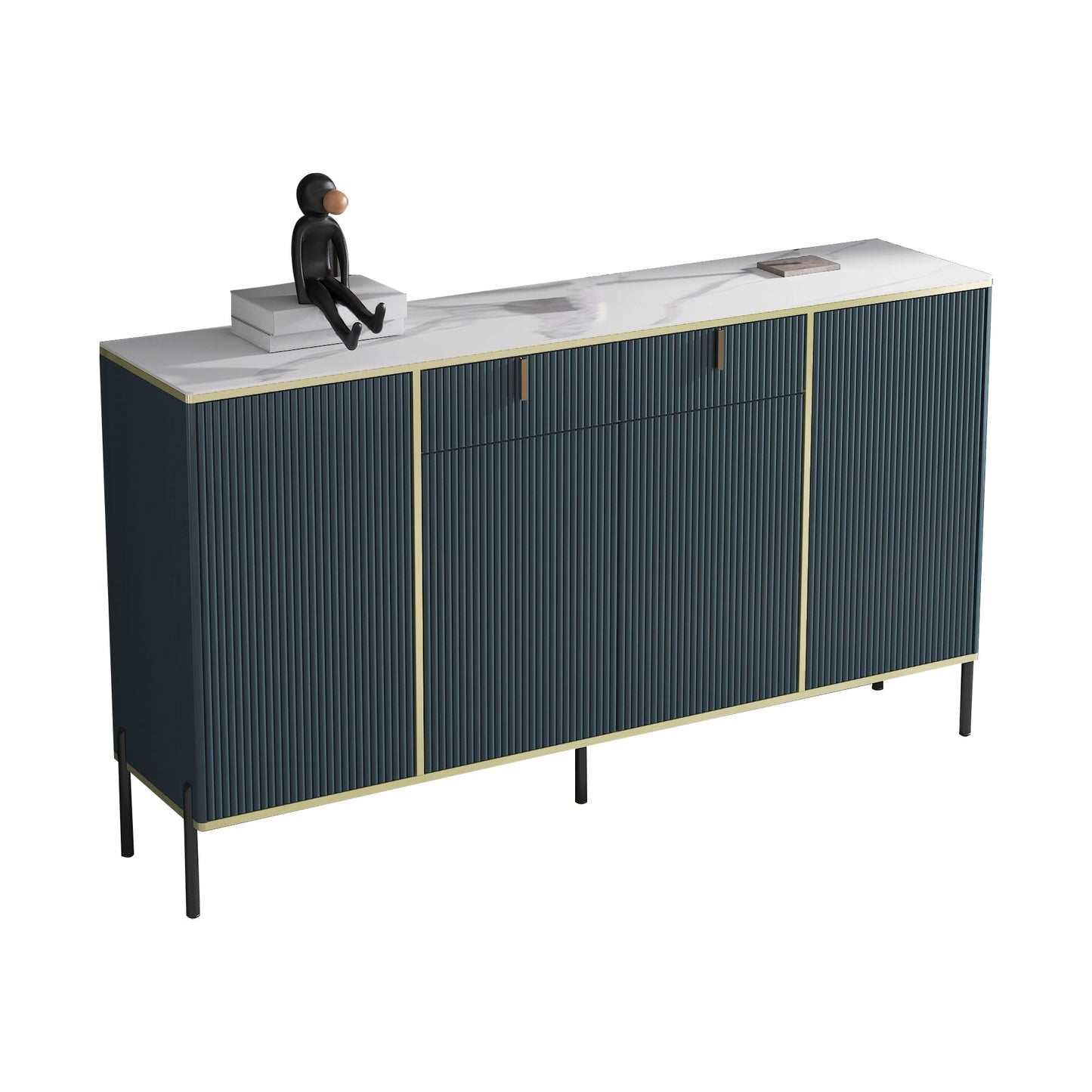 Server per pranzo in pietra contemporaneo server regolabile per soggiorno per soggiorno