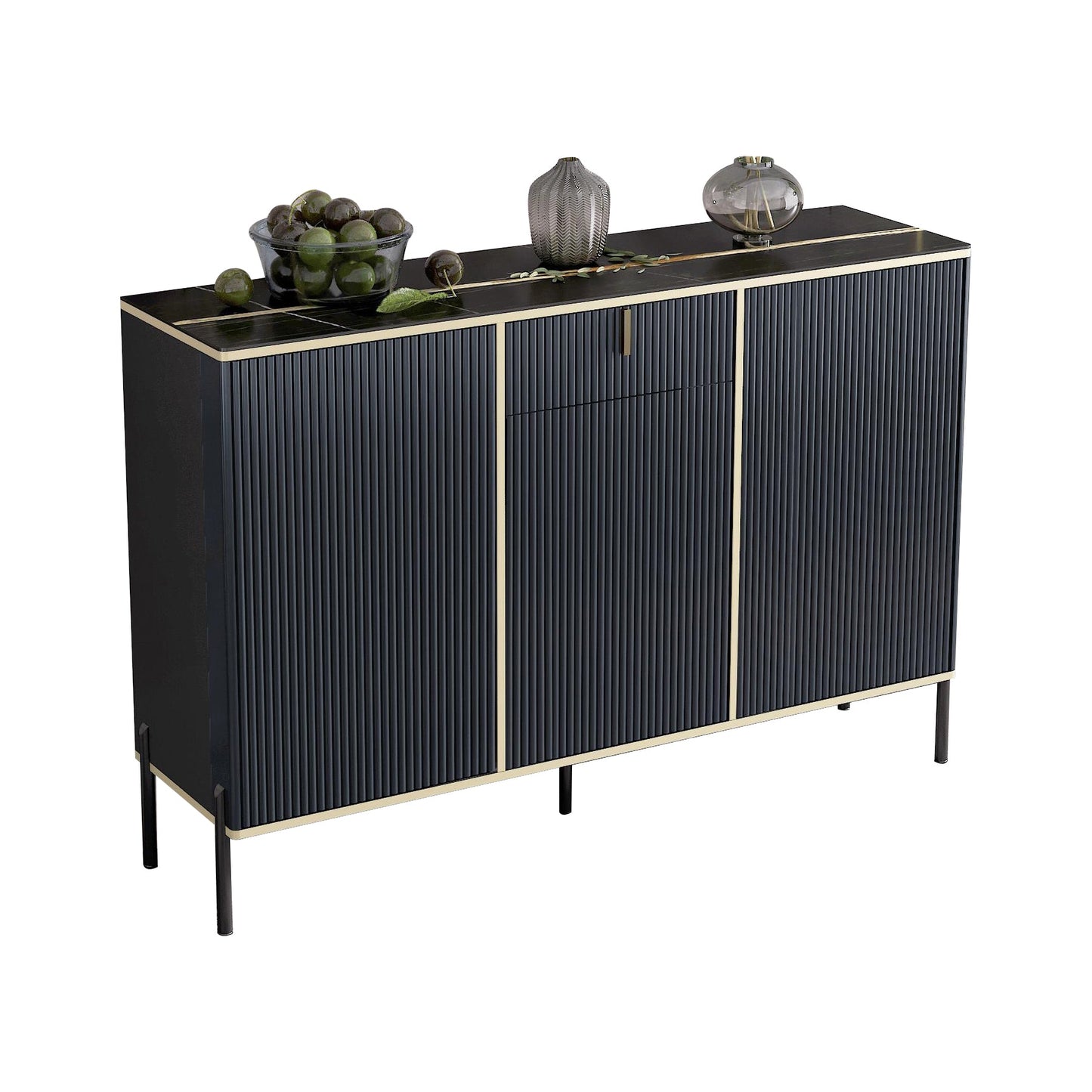 Server per pranzo in pietra contemporaneo server regolabile per soggiorno per soggiorno