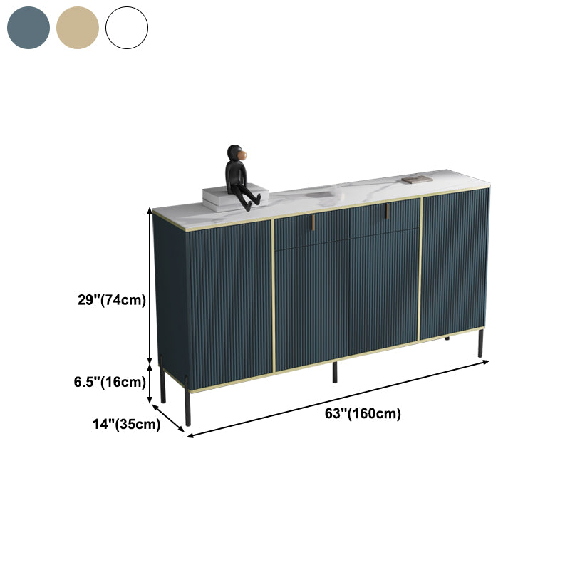 Server per pranzo in pietra contemporaneo server regolabile per soggiorno per soggiorno