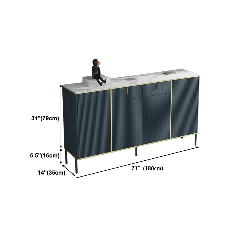 Server per pranzo in pietra contemporaneo server regolabile per soggiorno per soggiorno