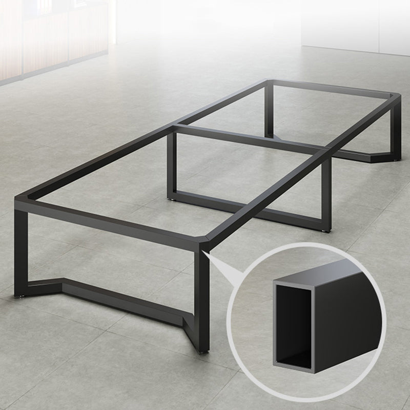 Contemporary Style Meeting Desk Brown Office Desk for Office and Meeting Room Clearhalo 'furn' 'furn_office_desk' 'Furniture' 'Office Desks' 'Office Furniture' 'office_desk' 5122051