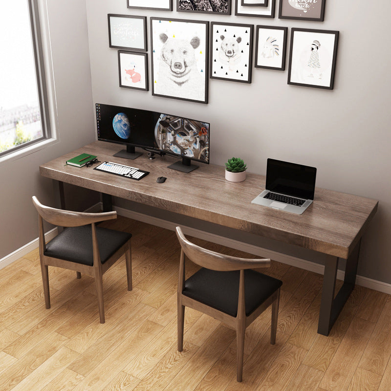 Wooden Contemporary Office Desk Rectangular Office Desk with Sled Base Clearhalo 'furn' 'furn_office_desk' 'Furniture' 'Office Desks' 'Office Furniture' 'office_desk' 5122063