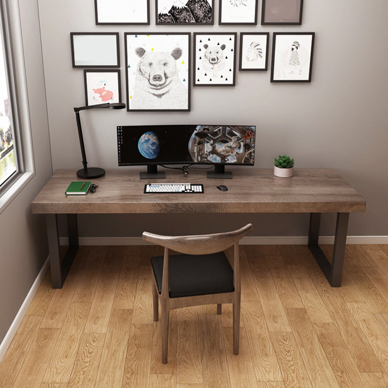 Wooden Contemporary Office Desk Rectangular Office Desk with Sled Base Clearhalo 'furn' 'furn_office_desk' 'Furniture' 'Office Desks' 'Office Furniture' 'office_desk' 5122064