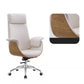 Contemporary Style Office Chair Adjustable Task Chair with Wheels Light Gray-White High-Back (Over 22 in.) Clearhalo 'furn' 'furn_office_chair' 'Furniture' 'Office Chairs' 'Office Furniture' 'office_chair' 5122376