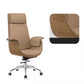 Contemporary Style Office Chair Adjustable Task Chair with Wheels Light Brown High-Back (Over 22 in.) Clearhalo 'furn' 'furn_office_chair' 'Furniture' 'Office Chairs' 'Office Furniture' 'office_chair' 5122379