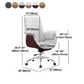 Contemporary Style Office Chair Adjustable Task Chair with Wheels Clearhalo 'furn' 'furn_office_chair' 'Furniture' 'Office Chairs' 'Office Furniture' 'office_chair' 5122392