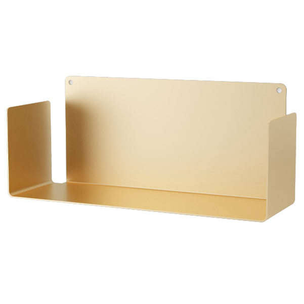 Closed Back Bookcase Metal Horizontal Bookshelf for Study Room