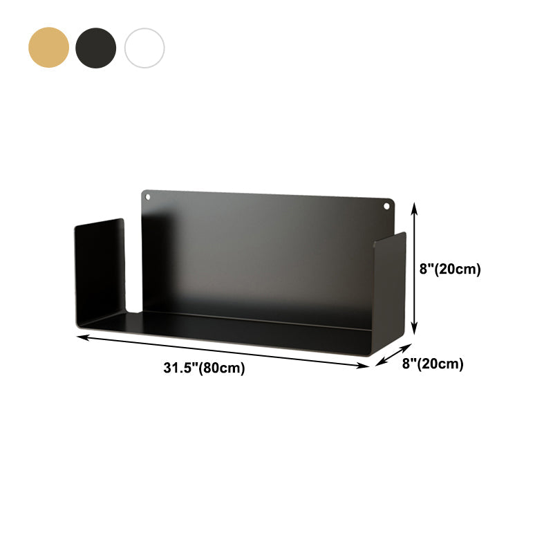 Closed Back Bookcase Metal Horizontal Bookshelf for Study Room