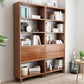 Standard Bookshelf Wooden Shelf Bookcase, 23.62" L x 11.81" W x 66.93" H