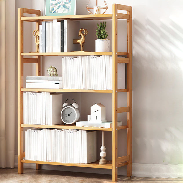 Etagere Bücherregal Bamboo Open Back Regal Bücherregal für den Studienraum