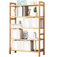 Etagere Bücherregal Bamboo Open Back Regal Bücherregal für den Studienraum