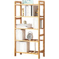Etagere Bücherregal Bamboo Open Back Regal Bücherregal für den Studienraum