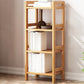 Etagere Bücherregal Bamboo Open Back Regal Bücherregal für den Studienraum