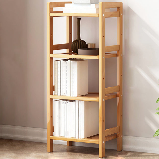 Etagere Bücherregal Bamboo Open Back Regal Bücherregal für den Studienraum