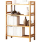 Etagere Bücherregal Bamboo Open Back Regal Bücherregal für den Studienraum