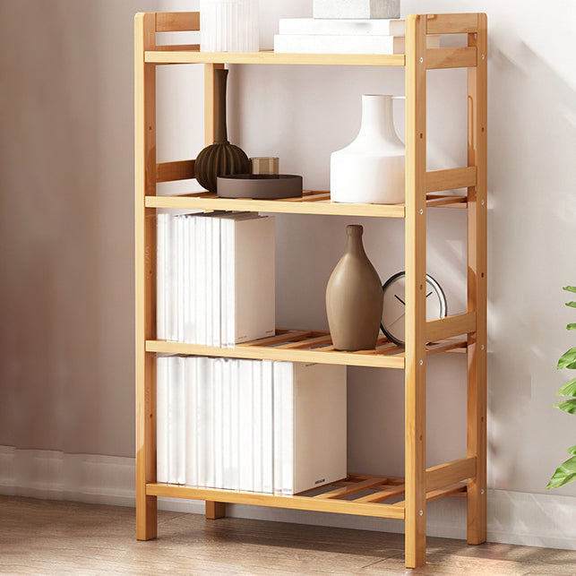 Etagere Bücherregal Bamboo Open Back Regal Bücherregal für den Studienraum