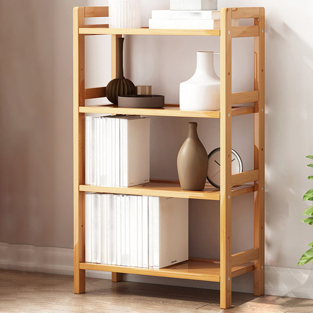 Etagere Bücherregal Bamboo Open Back Regal Bücherregal für den Studienraum