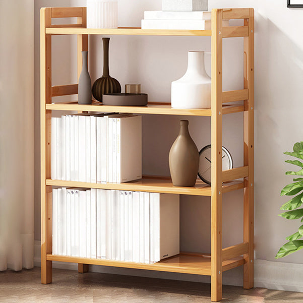 Etagere Bücherregal Bamboo Open Back Regal Bücherregal für den Studienraum