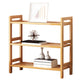 Etagere Bücherregal Bamboo Open Back Regal Bücherregal für den Studienraum