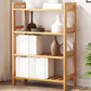 Etagere Bücherregal Bamboo Open Back Regal Bücherregal für den Studienraum