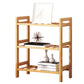 Etagere Bücherregal Bamboo Open Back Regal Bücherregal für den Studienraum
