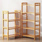Etagere Bücherregal Bamboo Open Back Regal Bücherregal für den Studienraum