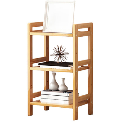 Etagere Bücherregal Bamboo Open Back Regal Bücherregal für den Studienraum