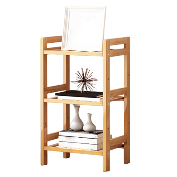 Etagere Bücherregal Bamboo Open Back Regal Bücherregal für den Studienraum
